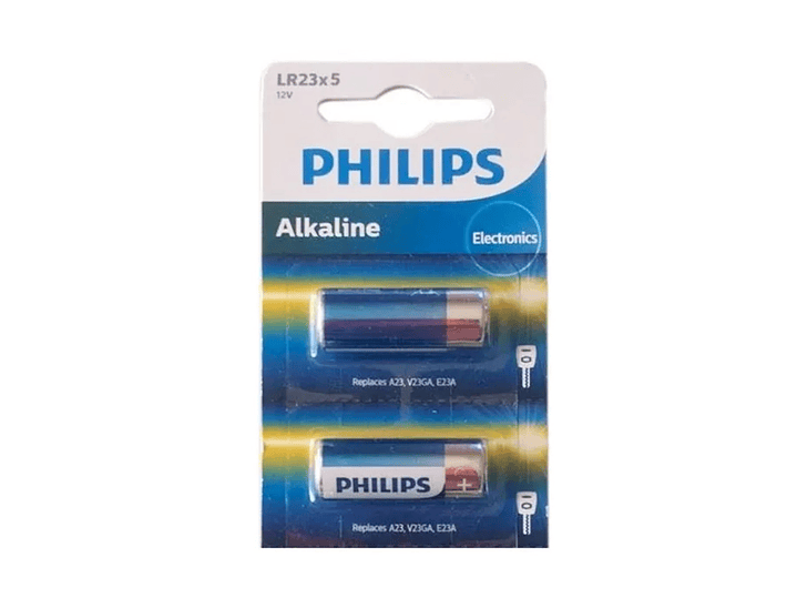 Pack 5 Pilas Philips 23A Lr23 Alcalina Blister  3