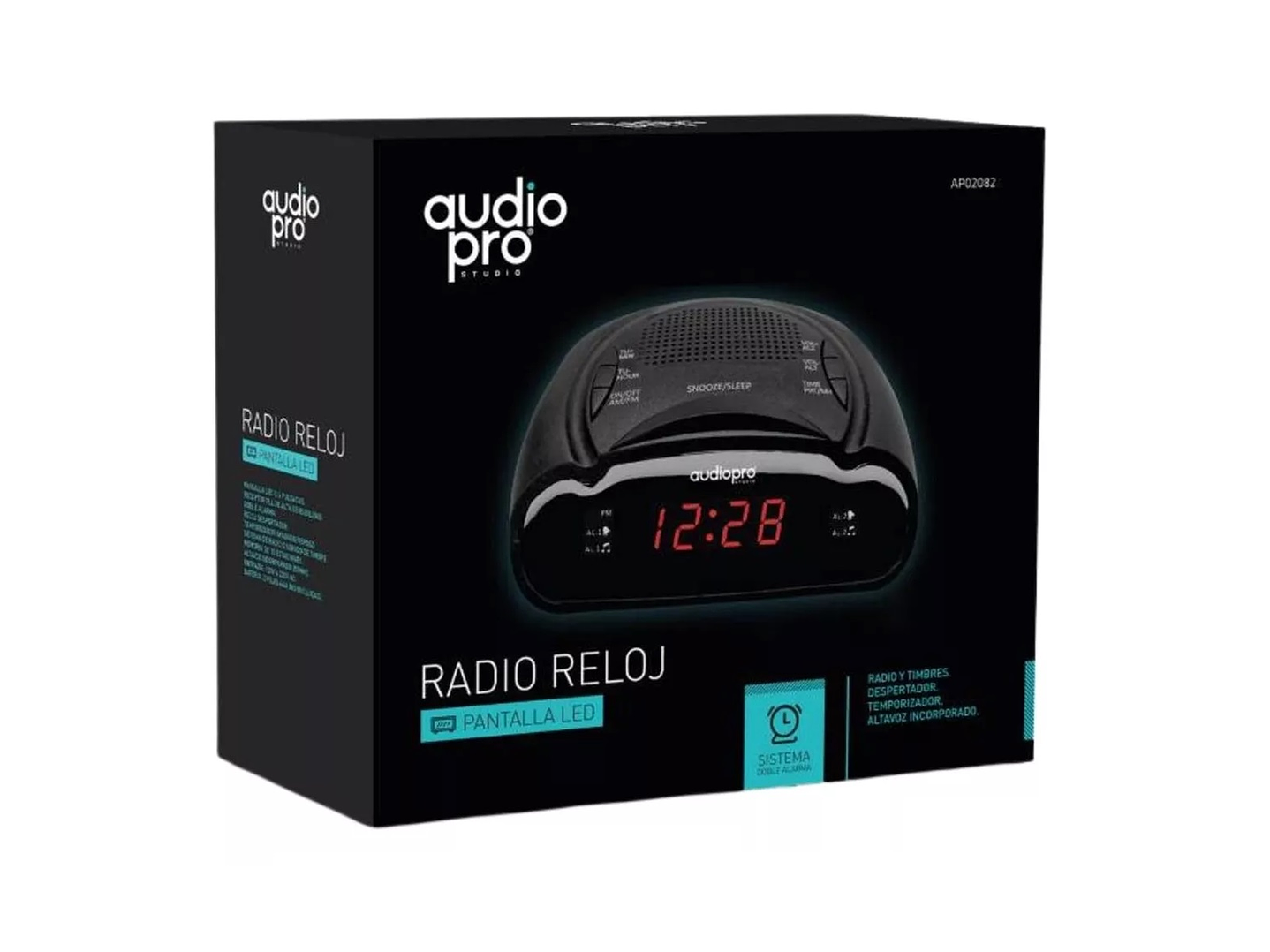 Radio Reloj Despertador Digital AudioPro AP02088 3