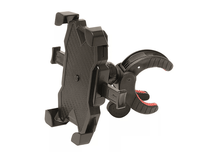 Soporte Bicicleta Y Moto Celular Rotación 360 Tecmaster Negro 1