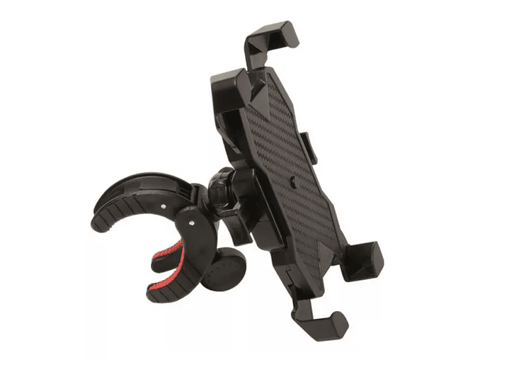 Soporte Bicicleta Y Moto Celular Rotación 360 Tecmaster Negro 3
