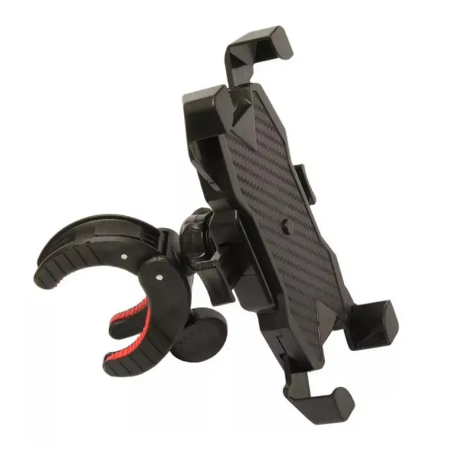 Soporte Bicicleta Y Moto Celular Rotación 360 Tecmaster Negro 3