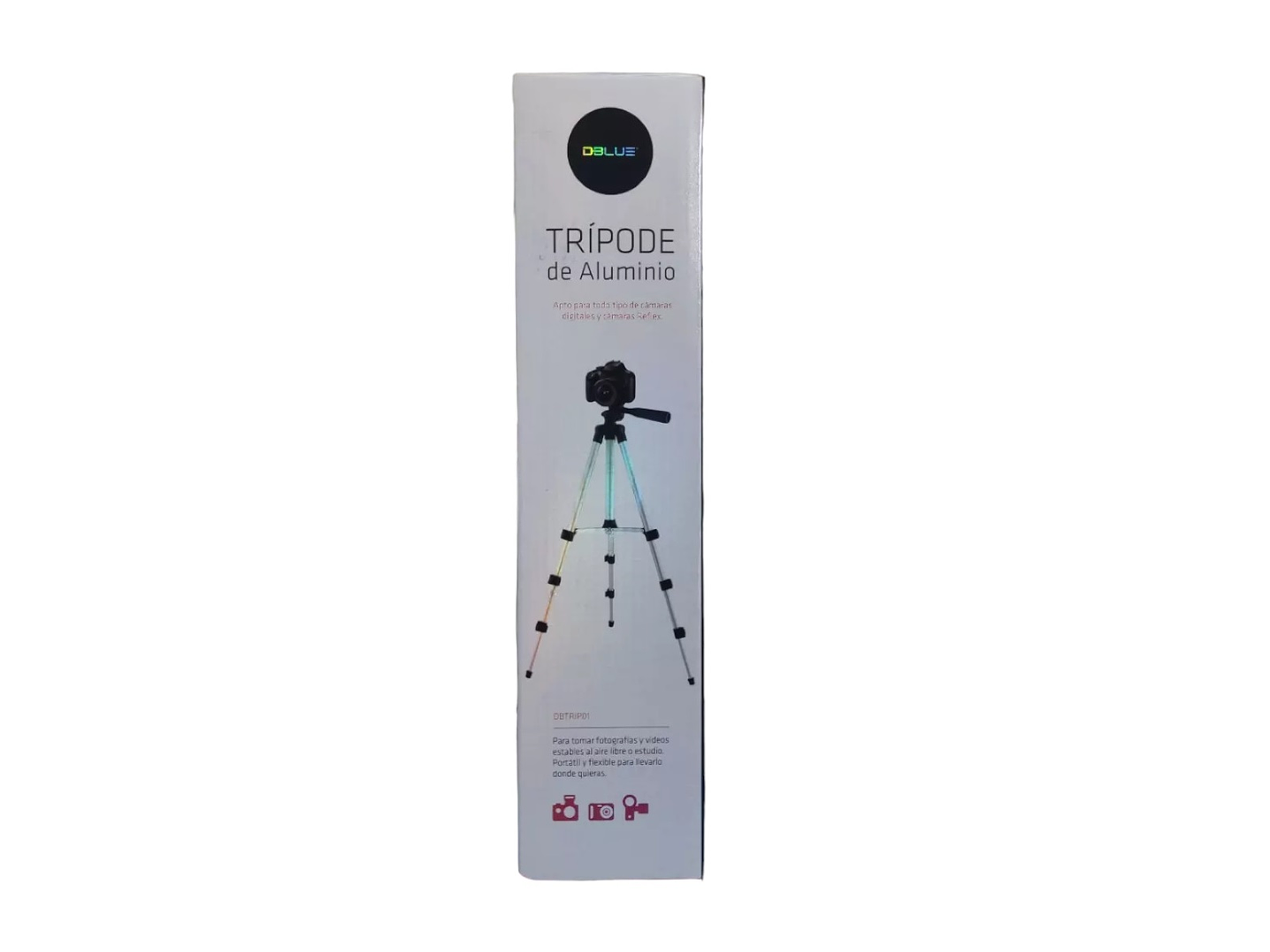 Trípode de Aluminio Dblue para Cámaras Dbtrp01 2
