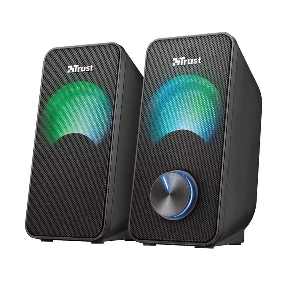Parlantes Usb Trust Arys 12w Premium Led Rgb 3