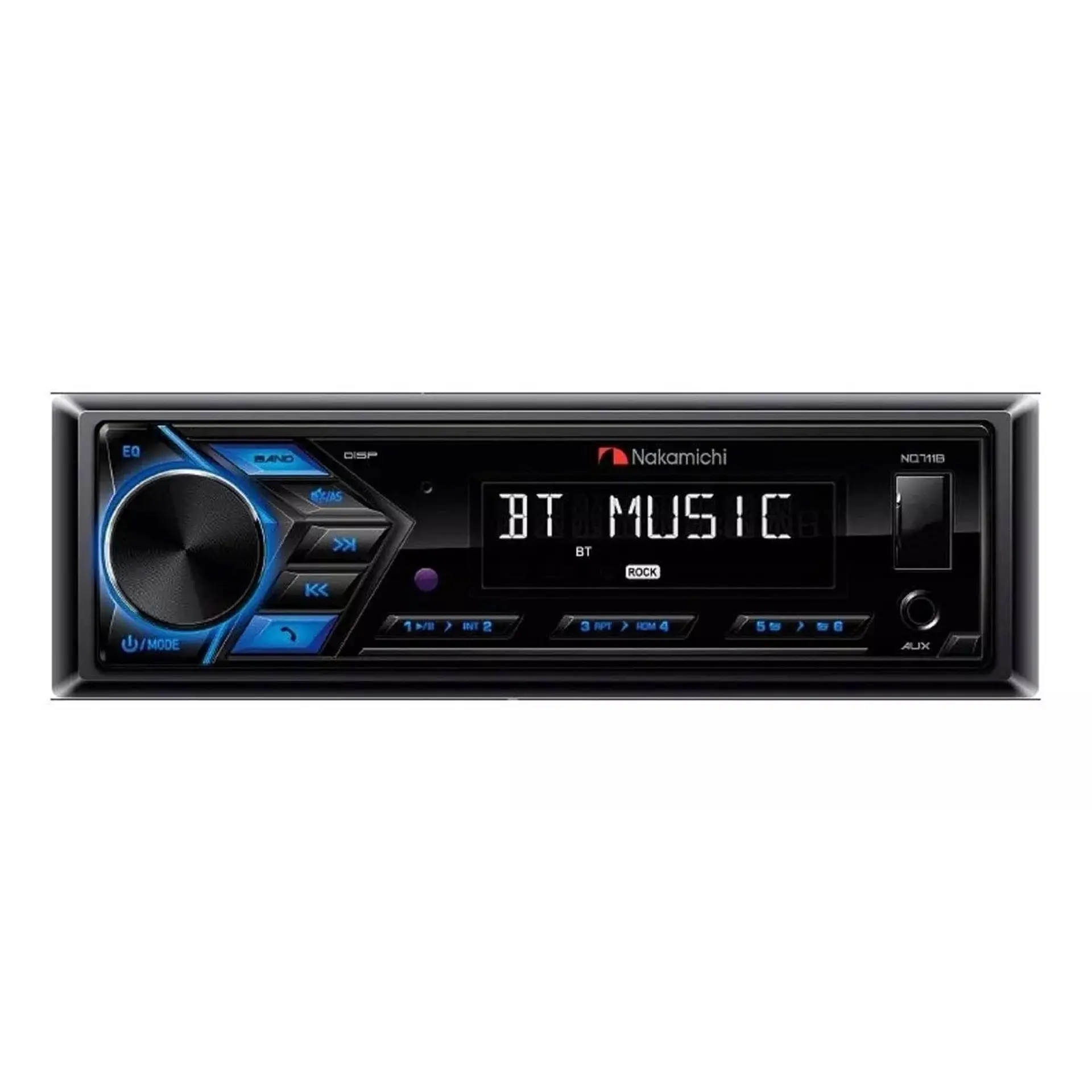 Radio Auto Nakamichi NQ711B Usb y bluetooth Negro 2