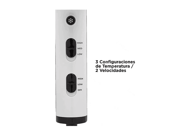 Secador Pelo Compacta Revlon 5296-la2 Crystal Blanco 3