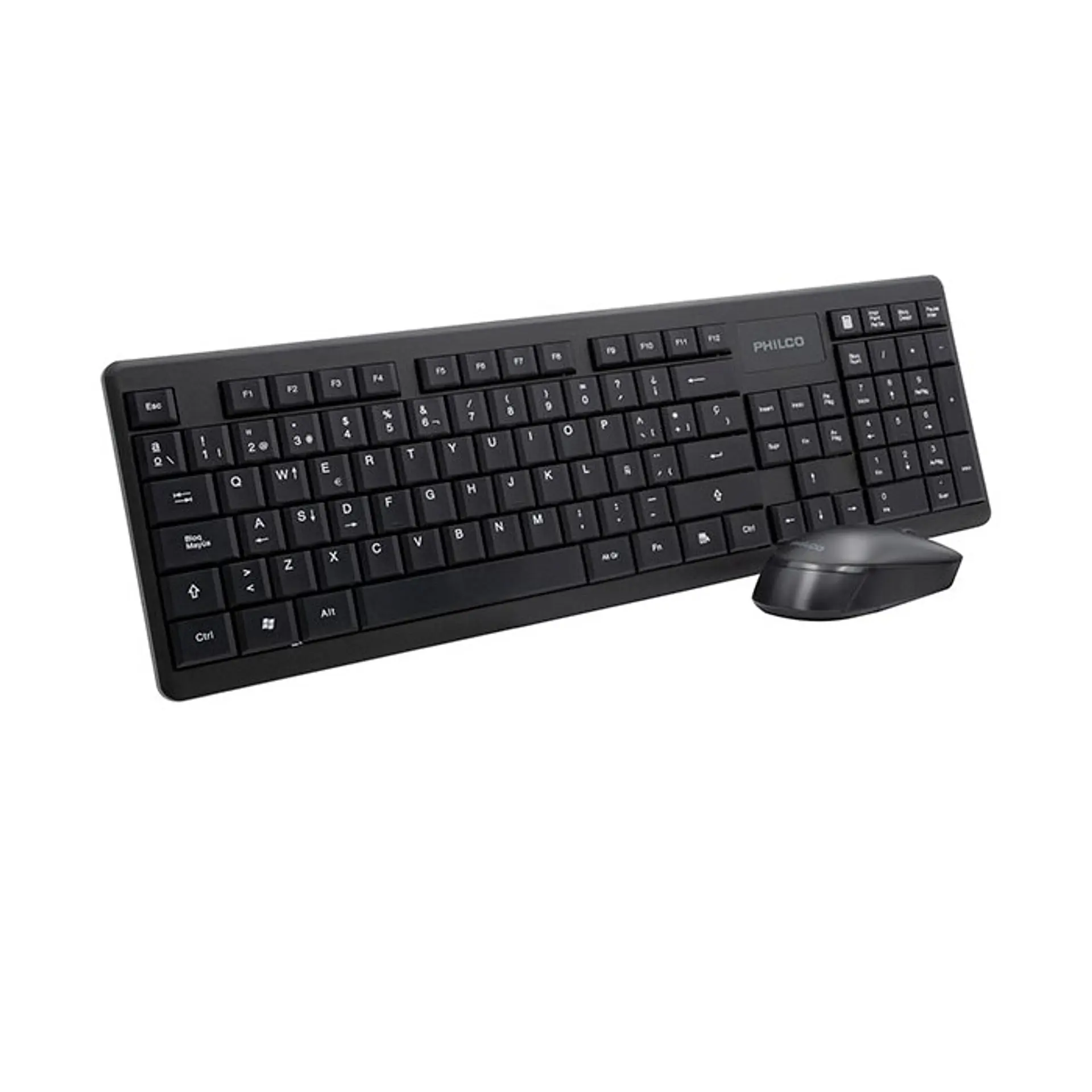 Kit Combo Teclado y Mouse Inalámbrico Philco 6314N 1