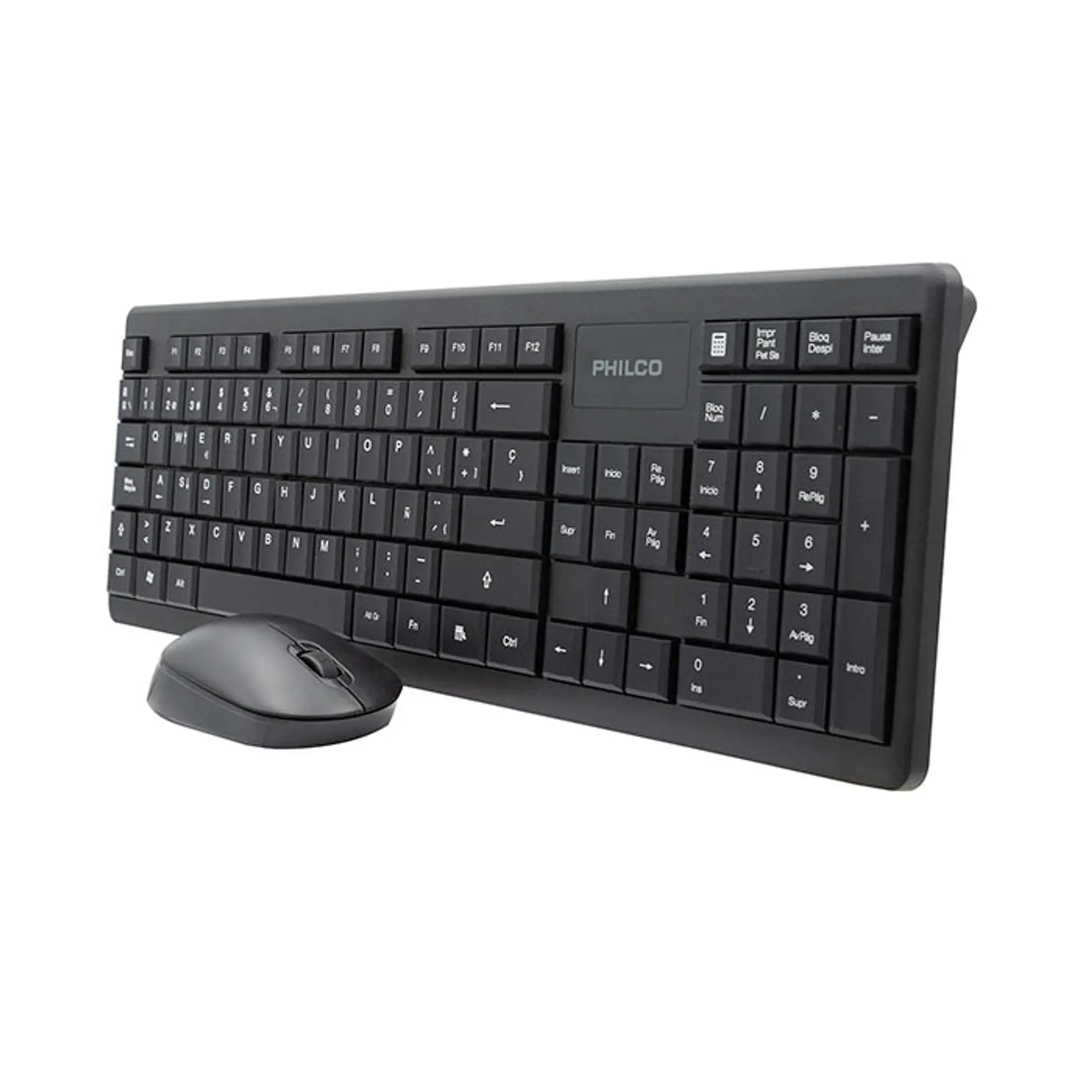 Kit Combo Teclado y Mouse Inalámbrico Philco 6314N 4