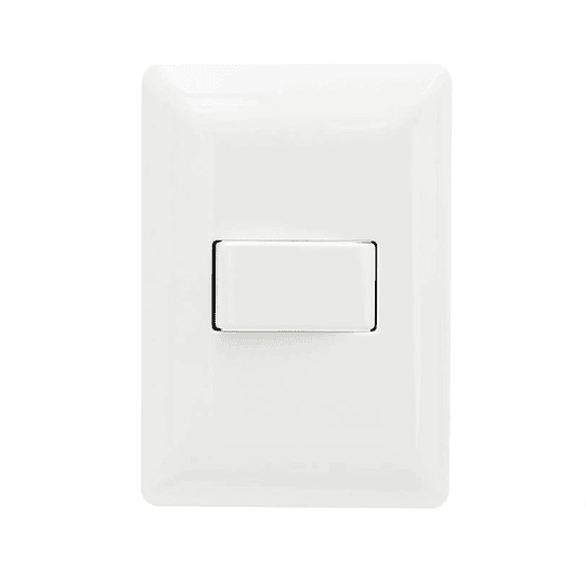 Interruptor Simple Pared Muro 250v 10a Philco Blanco