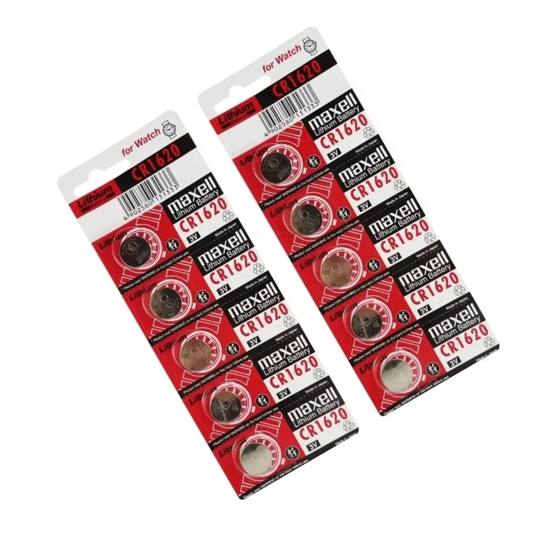 Pack 5 Pilas Maxell Botón Litio Cr1620 3V 3