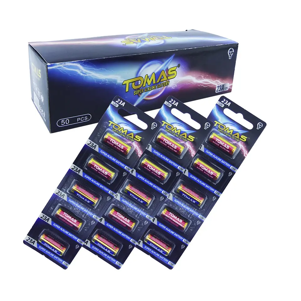 Pack 5 Pilas Tomas 23A 12v Alkaline 2