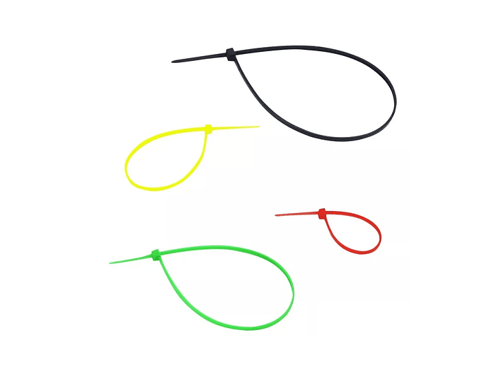 Pack 40 Amarra Cable Plasticas de 10, 15, 20 y 25Cm 2