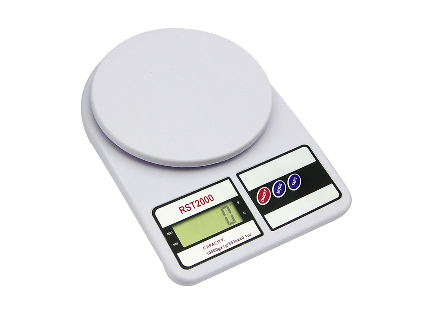 Balanza Pesa de Cocina Digital 10 kg RST2000 1