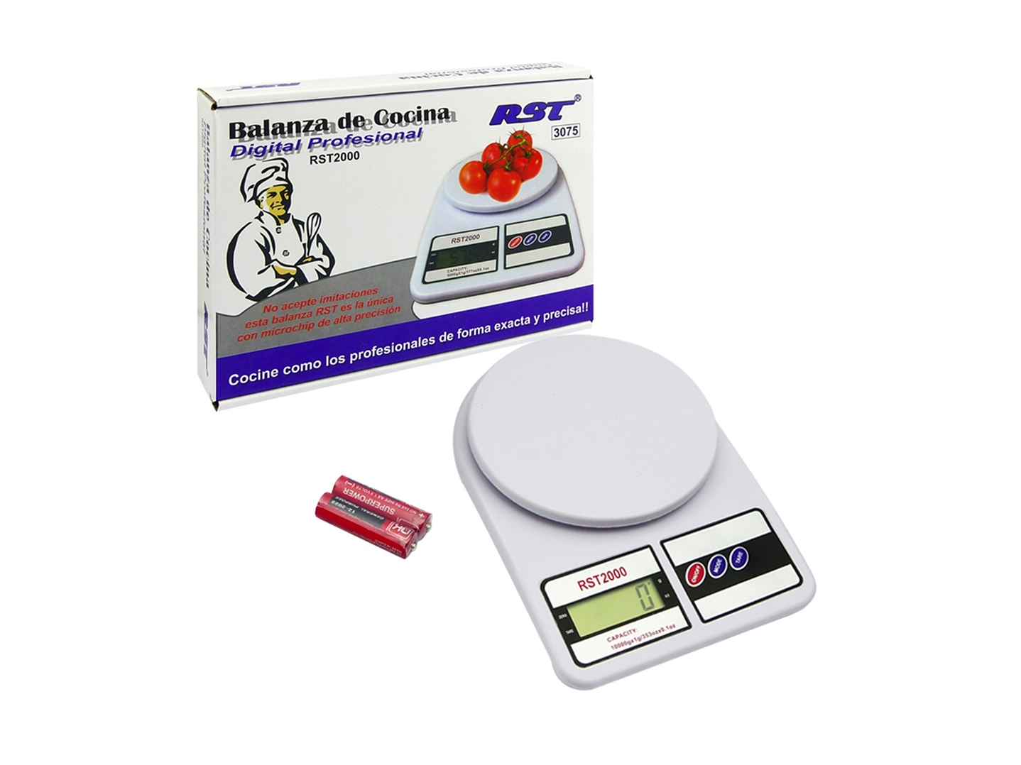 Balanza Pesa de Cocina Digital 10 kg RST2000 2