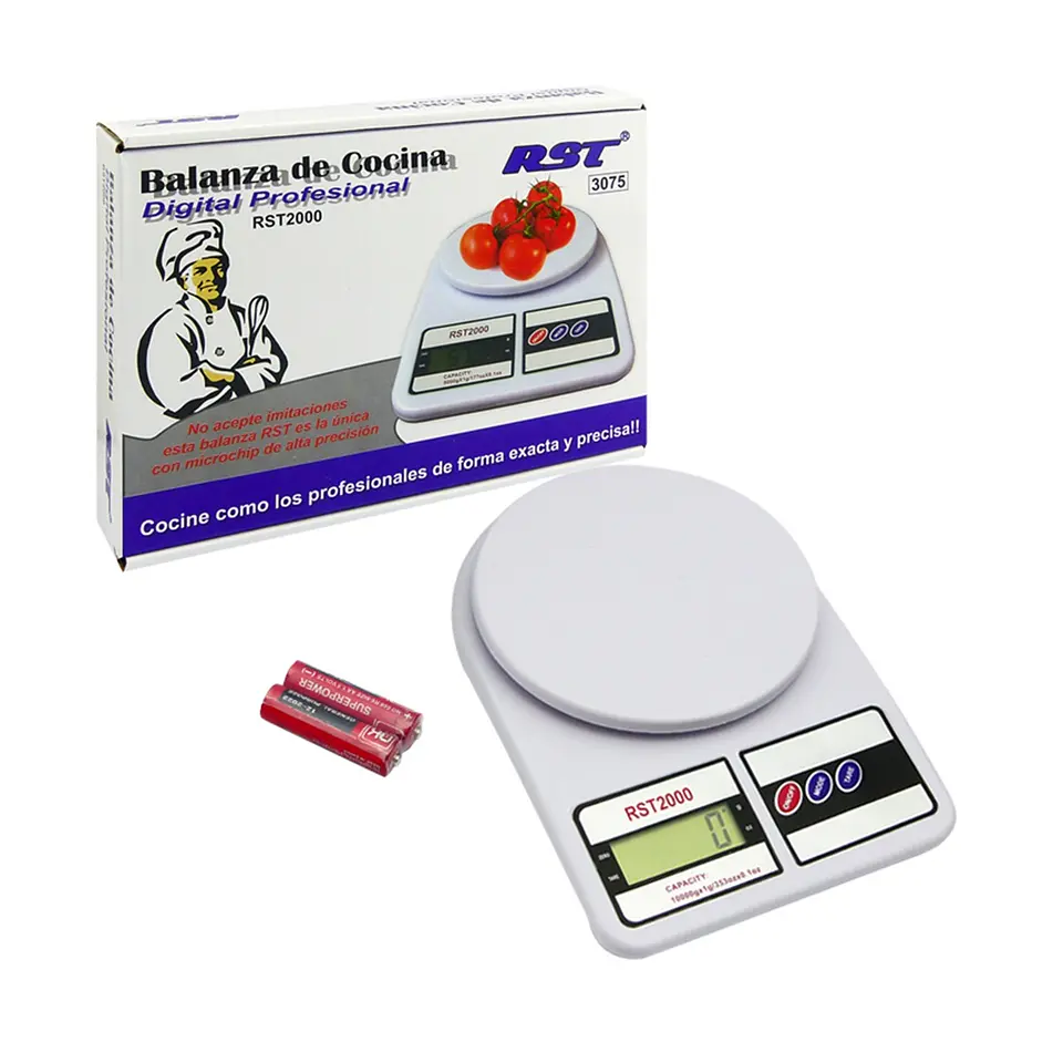Balanza Pesa de Cocina Digital 10 kg RST2000 2