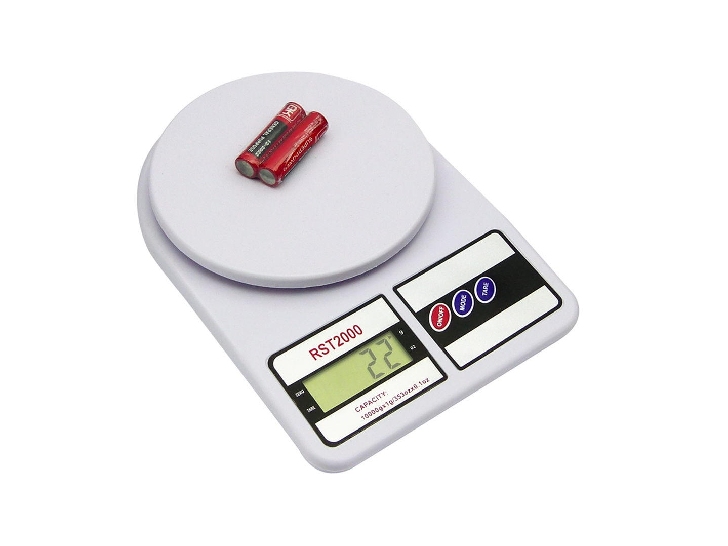 Balanza Pesa de Cocina Digital 10 kg RST2000 3