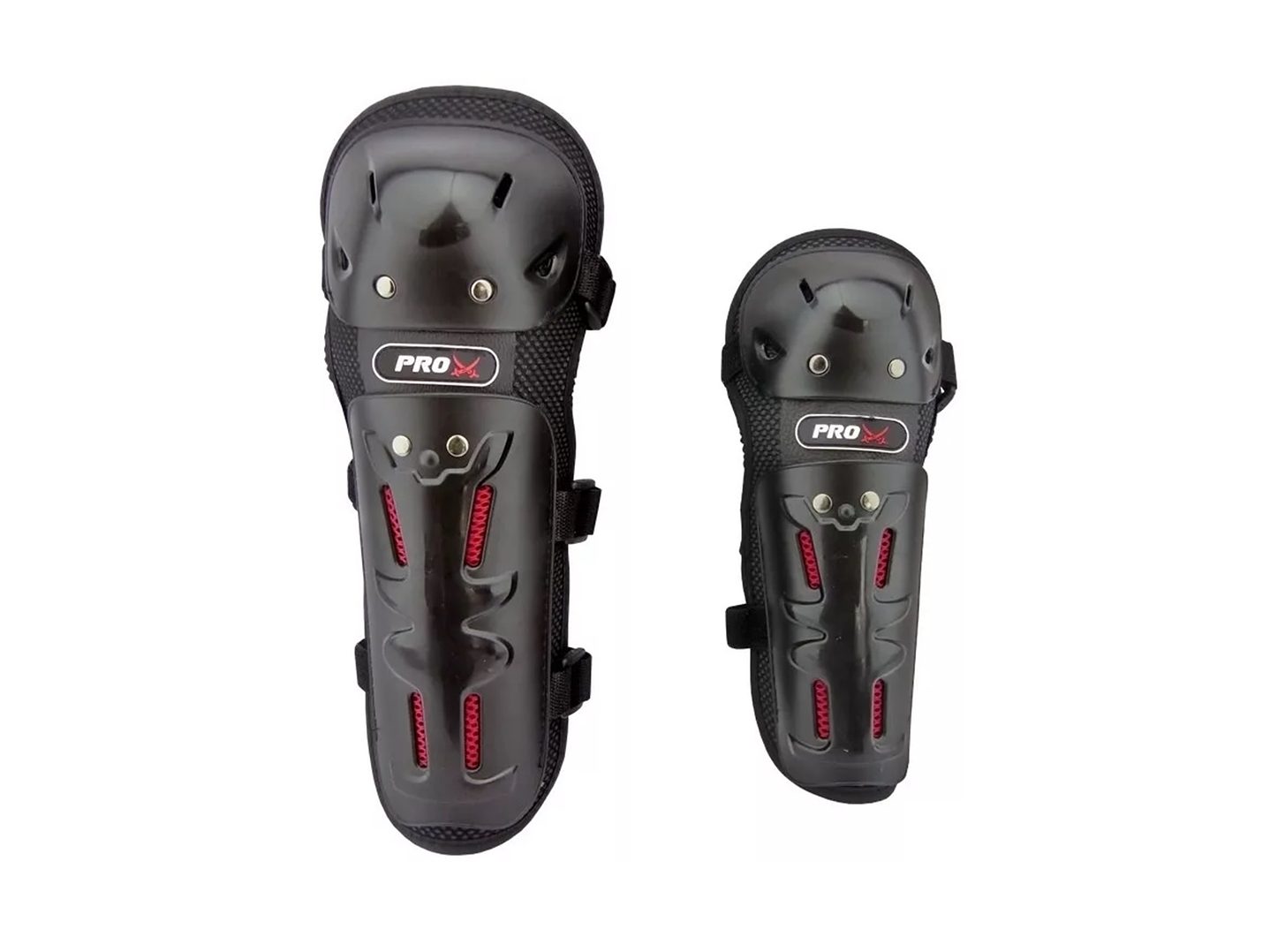 Set Protecciones Moto Rodilleras y Coderas Cobra 2