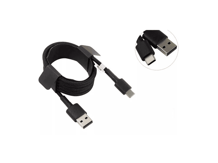 Cable Xiaomi Mi Braided USB Tipo-C Cable 100cm Negro 3