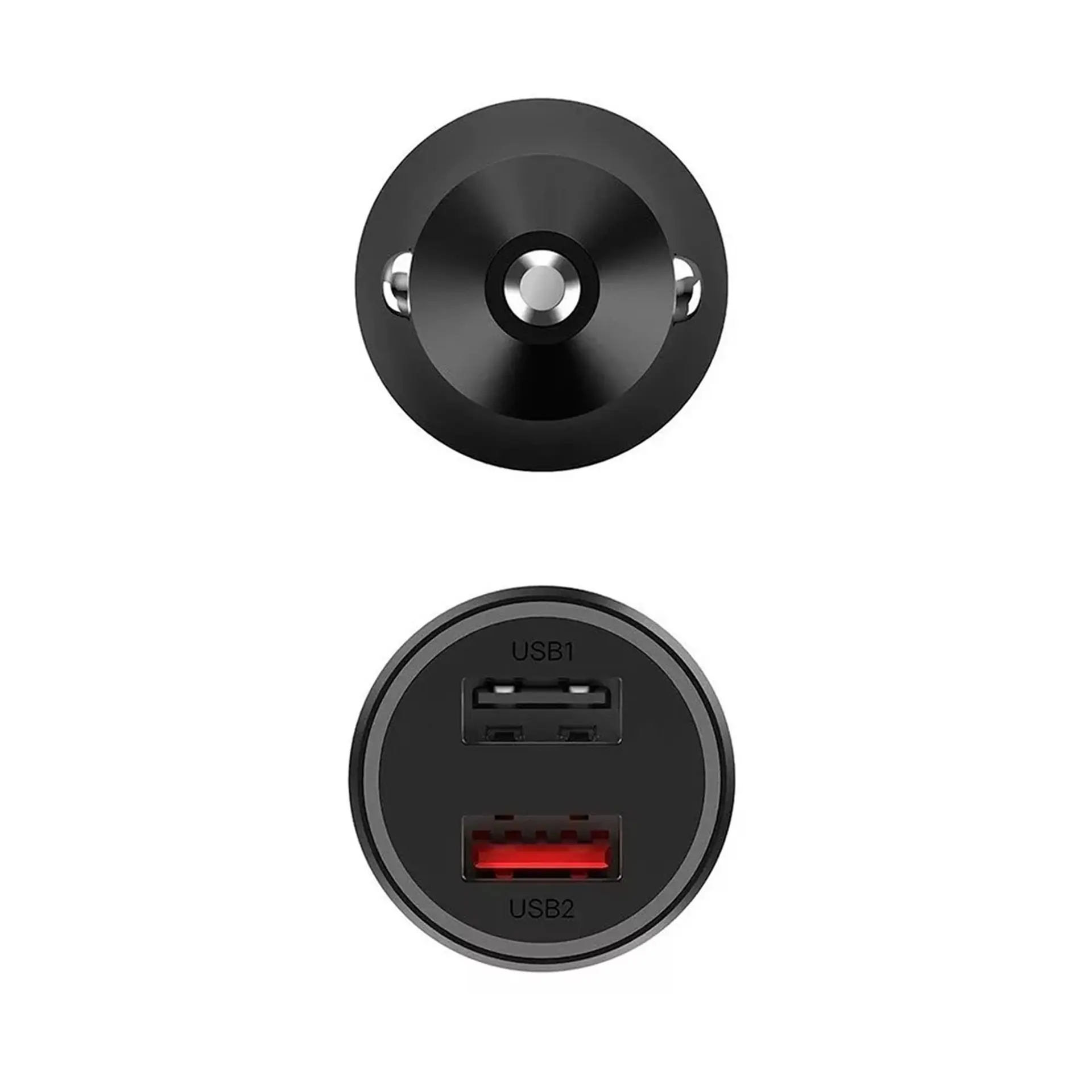 Cargador Xiaomi Mi 37w Dual-Port para Autos Negro 3