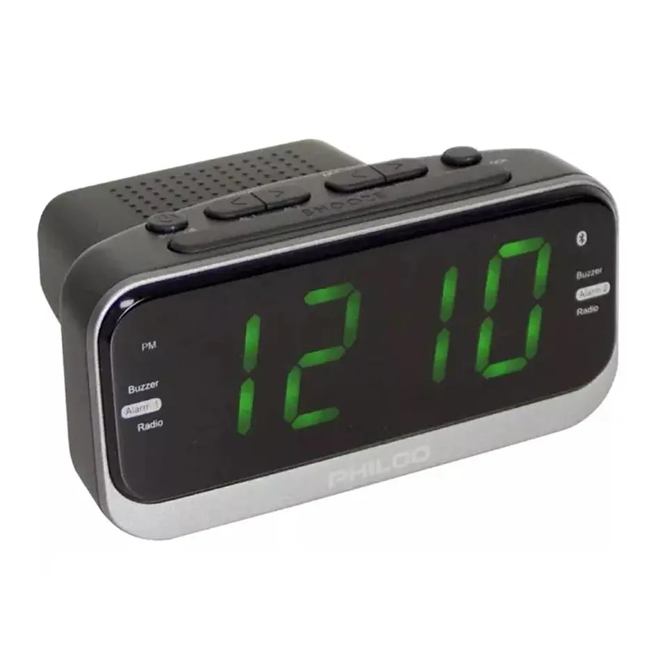 Radio Reloj Despertador Digital Philco PAR1012BT 2