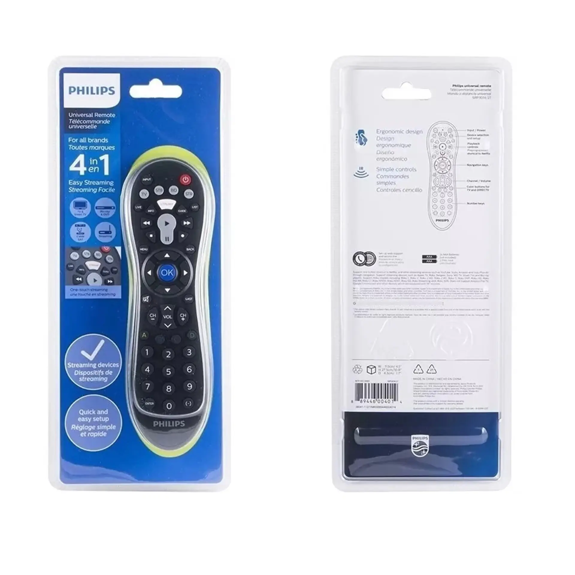 Control Remoto Universal Philips 4 En 1 SRP3014 2