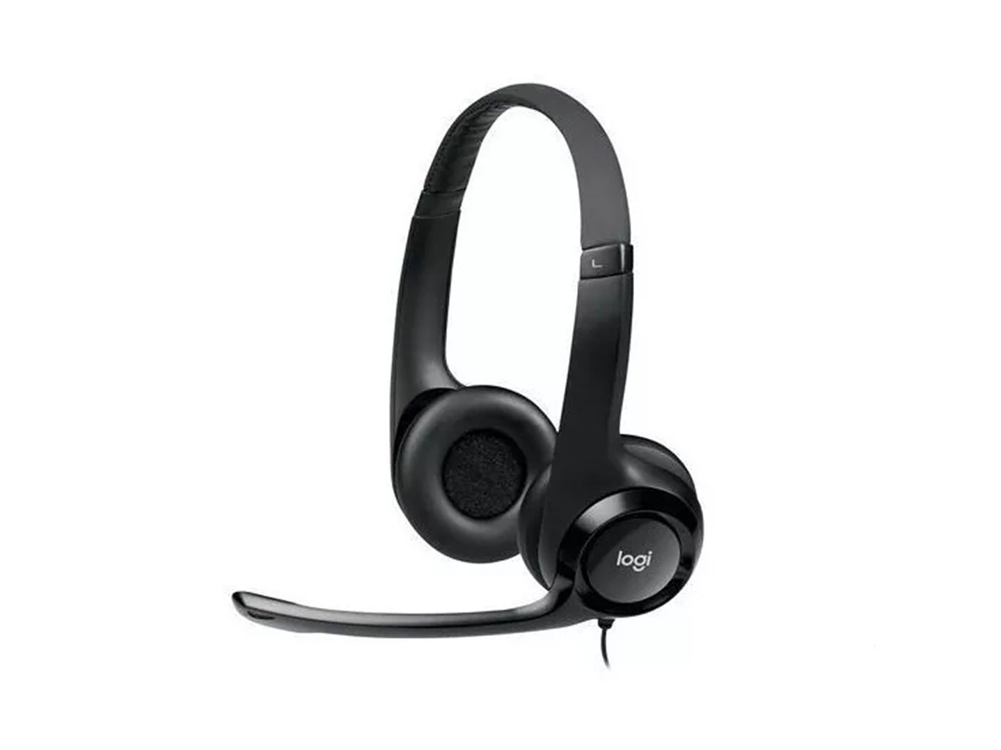 Audífono Logitech H390 On-ear Alámbricos Usb Negro 1