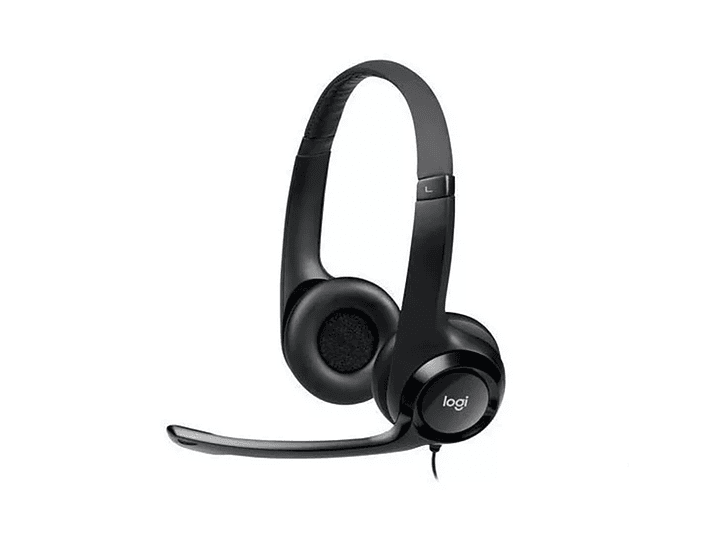 Audífono Logitech H390 On-ear Alámbricos Usb Negro 1