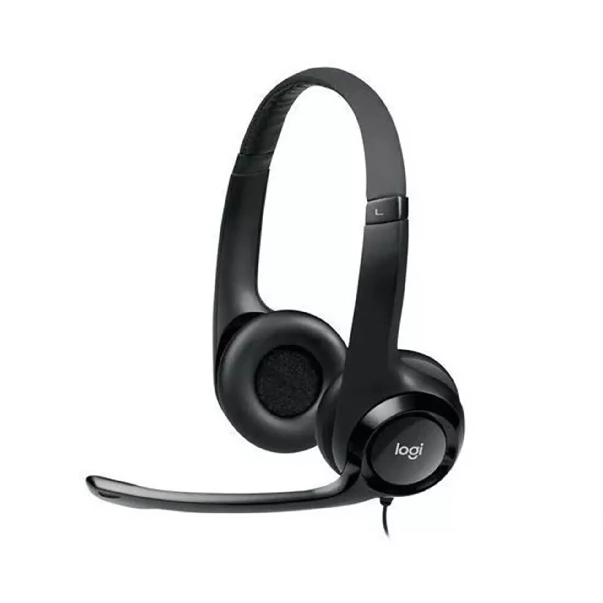 Audífono Logitech H390 On-ear Alámbricos Usb Negro 1