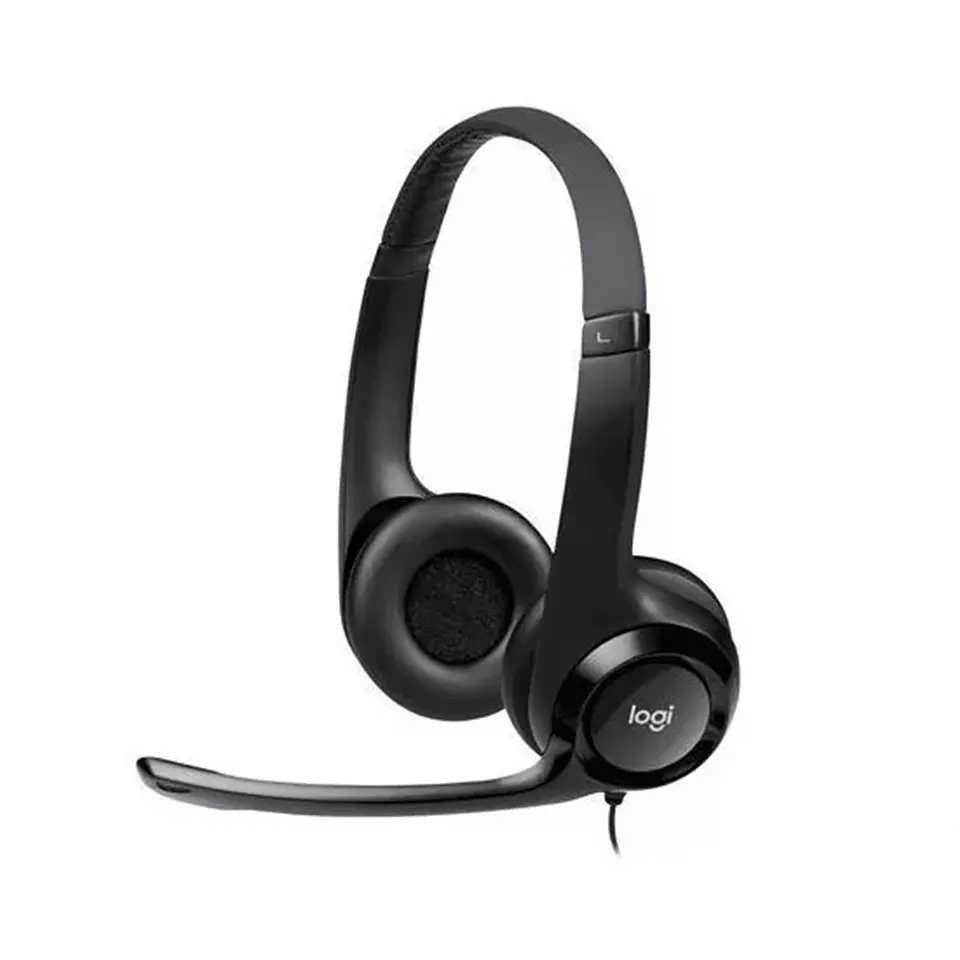 Audífono Logitech H390 On-ear Alámbricos Usb Negro 1