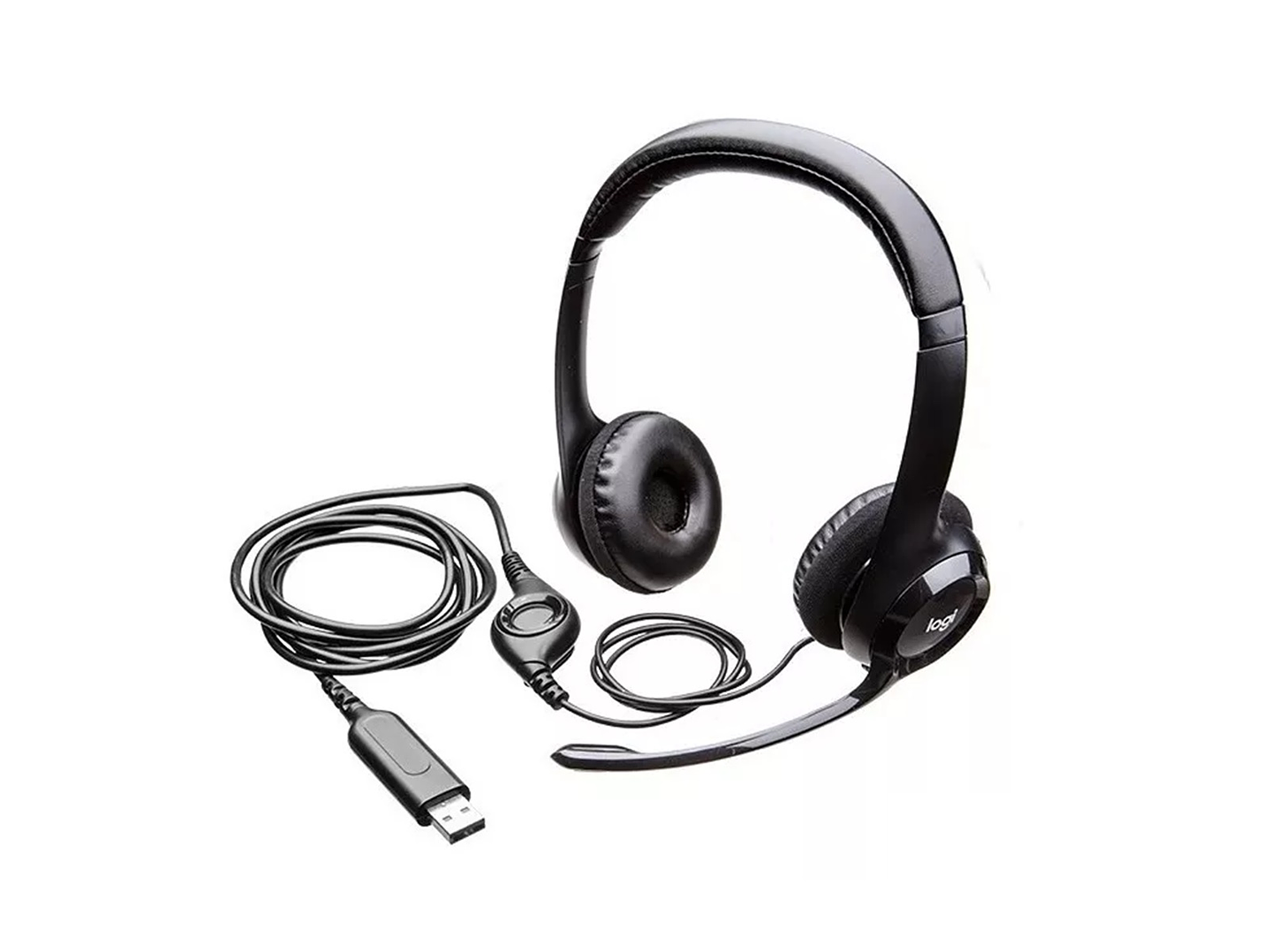 Audífono Logitech H390 On-ear Alámbricos Usb Negro 2