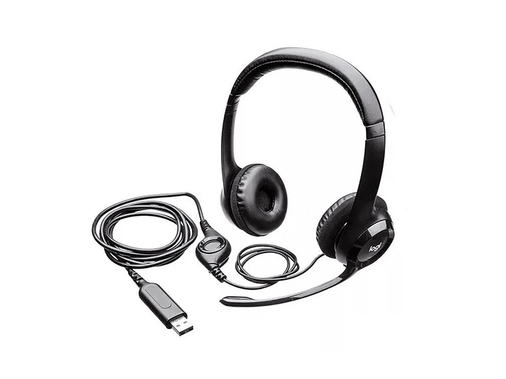 Audífono Logitech H390 On-ear Alámbricos Usb Negro 2