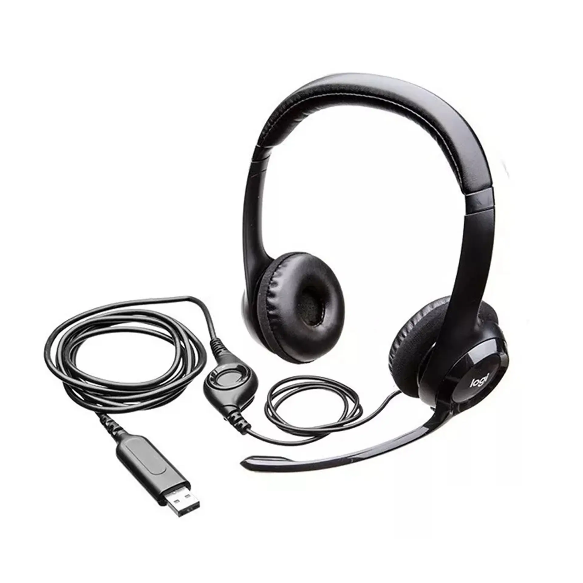 Audífono Logitech H390 On-ear Alámbricos Usb Negro 2