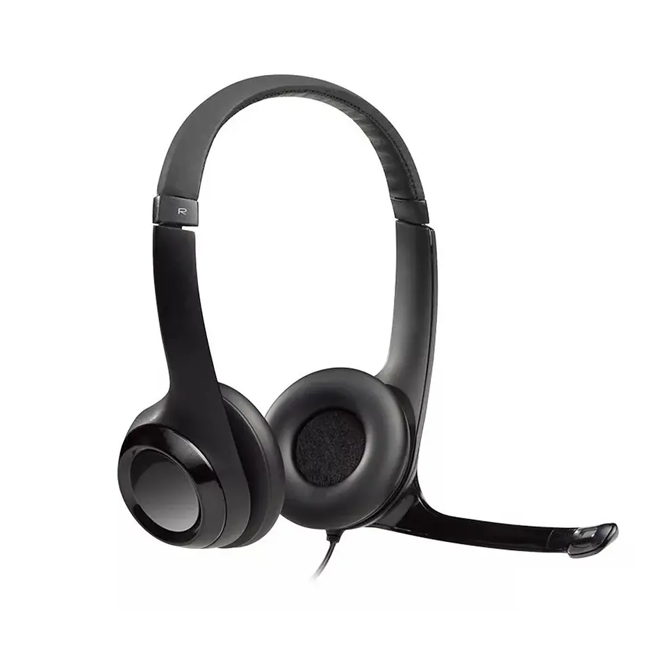 Audífono Logitech H390 On-ear Alámbricos Usb Negro 4