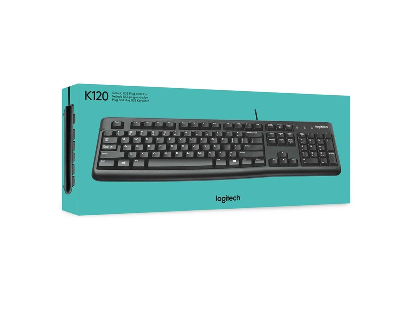 Teclado Alámbrico Logitech K120 Usb Español 2