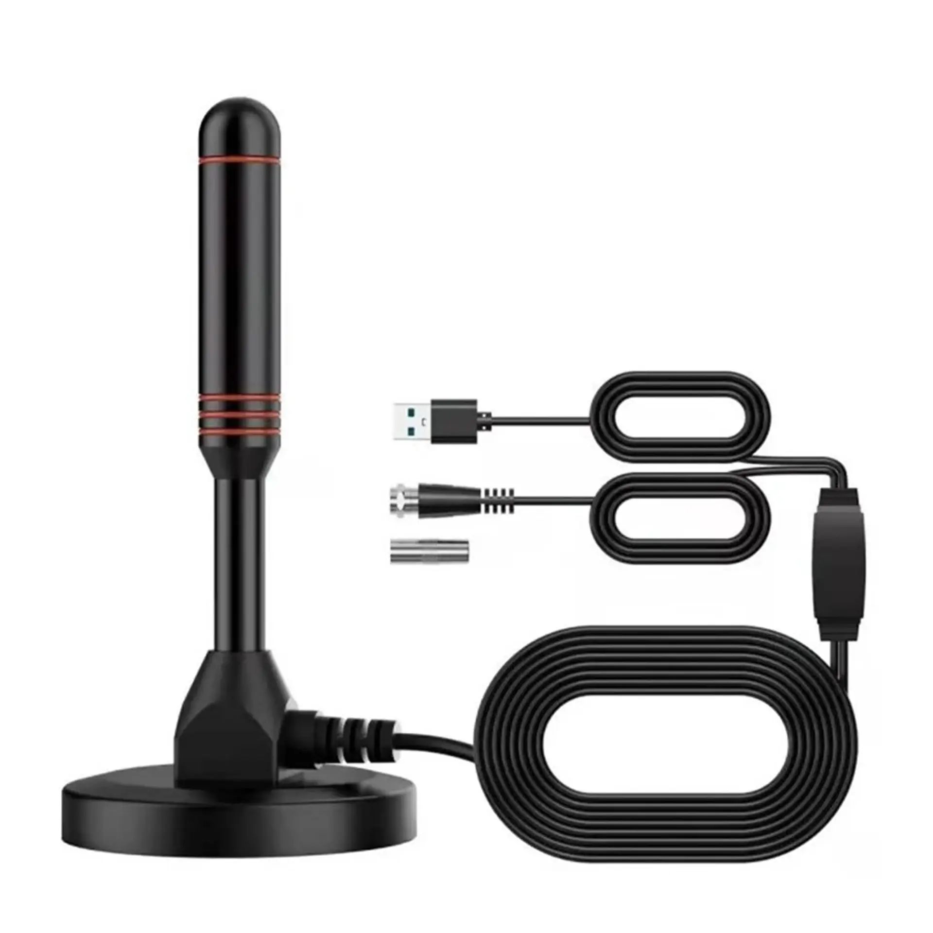 Antena Tv Hd Digital Magnetica Booster Usb Hdtv 1