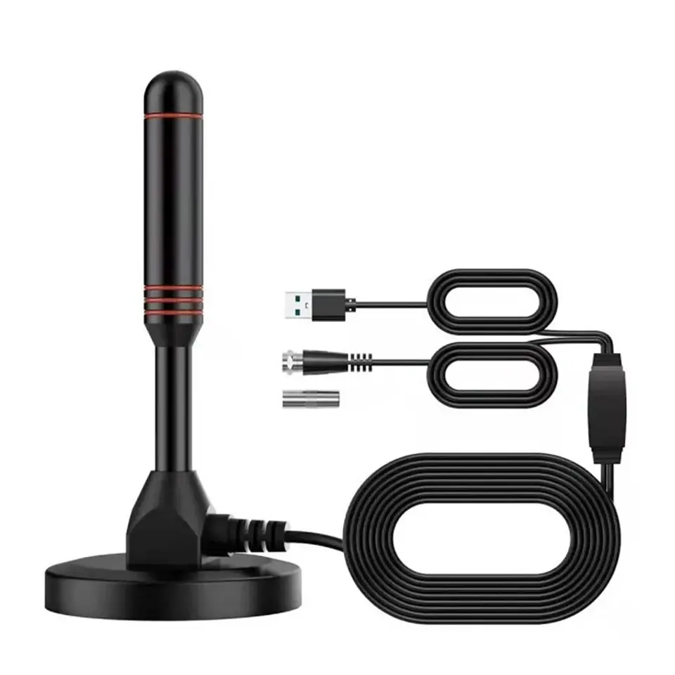 Antena Tv Hd Digital Magnetica Booster Usb Hdtv 1