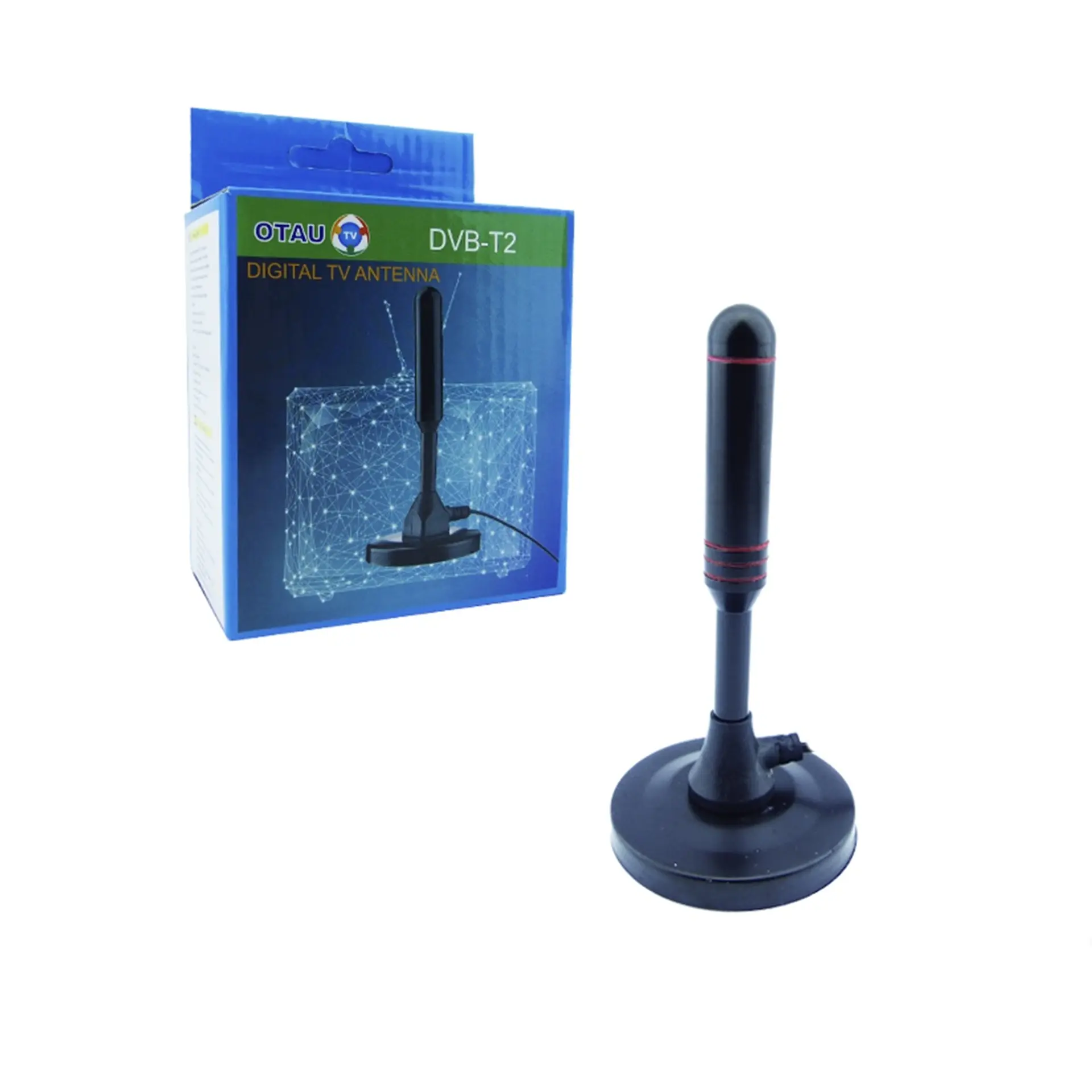 Antena Tv Hd Digital Magnetica Booster Usb Hdtv 2