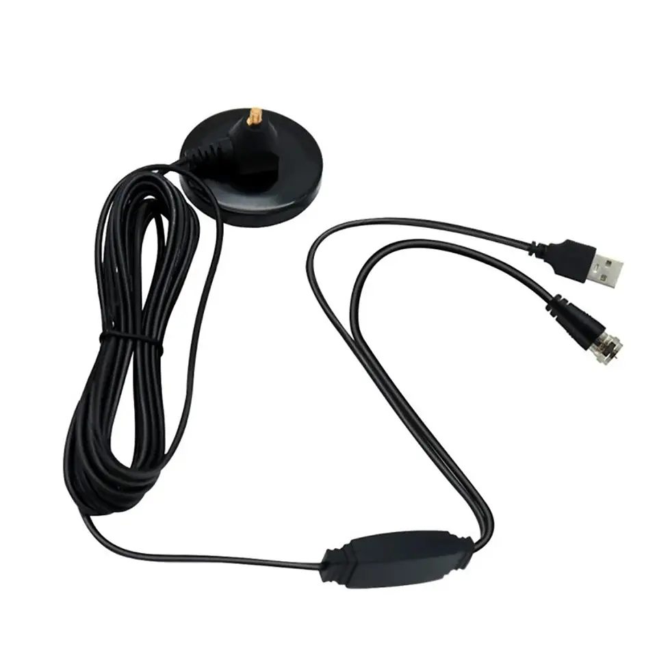 Antena Tv Hd Digital Magnetica Booster Usb Hdtv 5