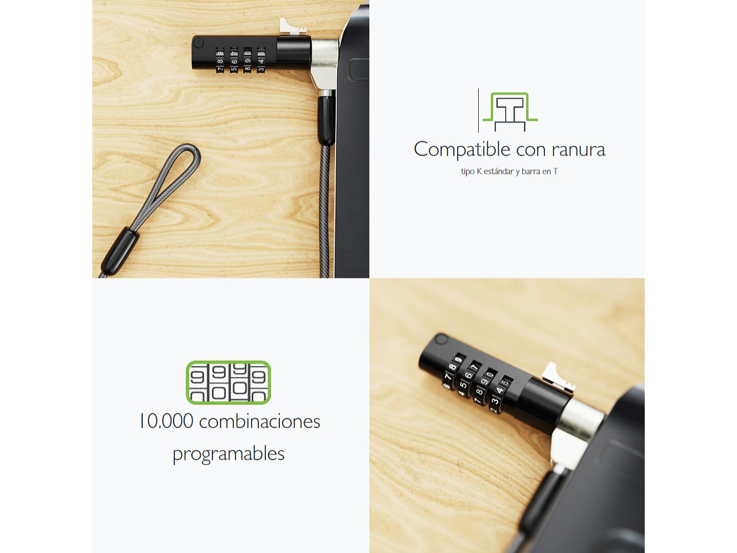 Candado Seguridad Notebook Bolt C Clave Klip Xtreme 8