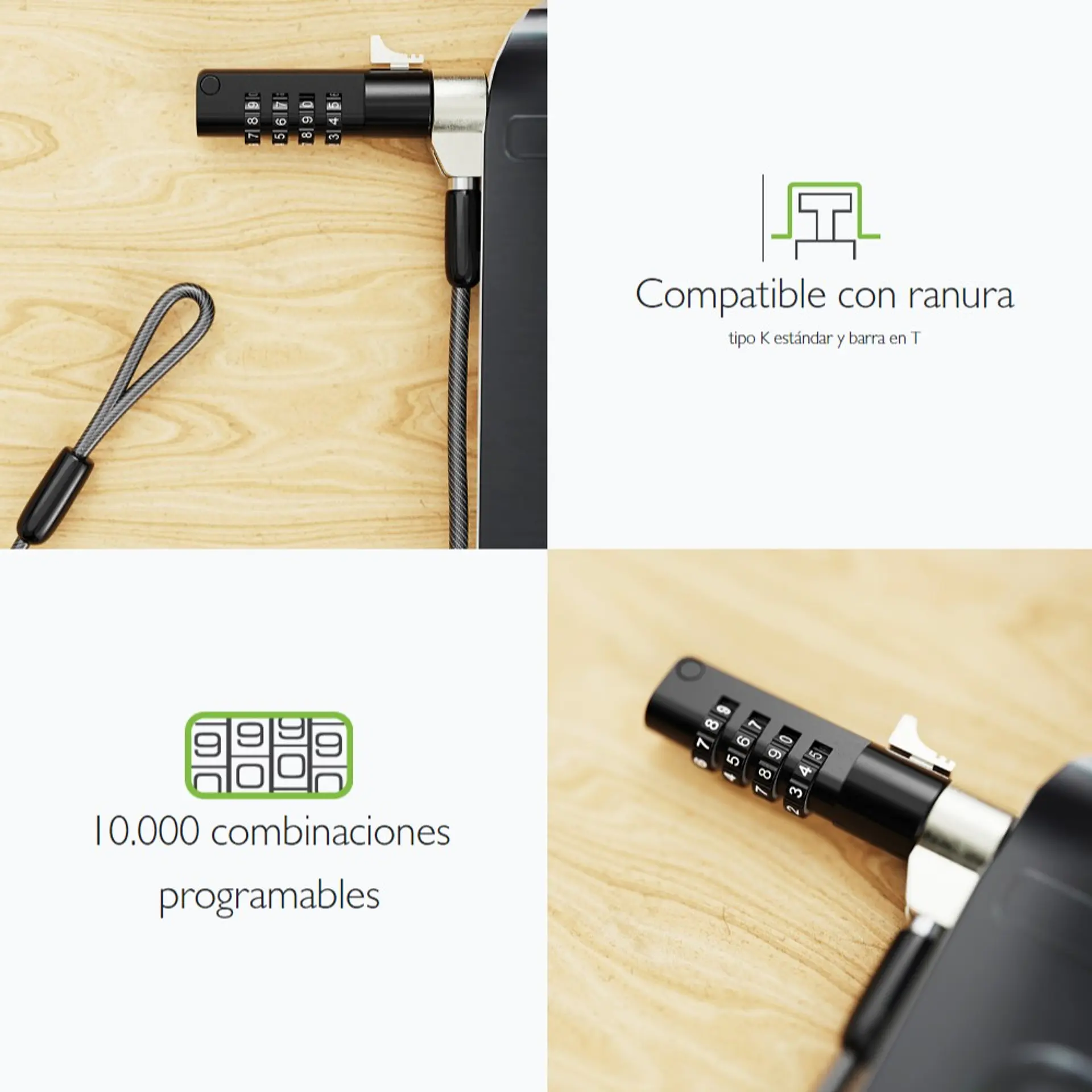 Candado Seguridad Notebook Bolt C Clave Klip Xtreme 8