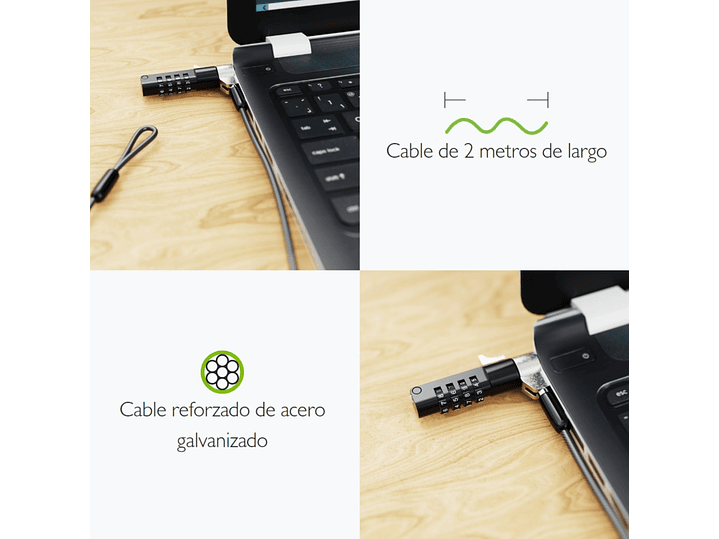 Candado Seguridad Notebook Bolt C Clave Klip Xtreme 9