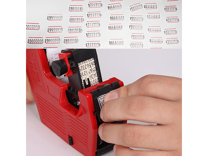 Pistola Etiquetadora De Precios o Código MX5500 8 Dígitos 7