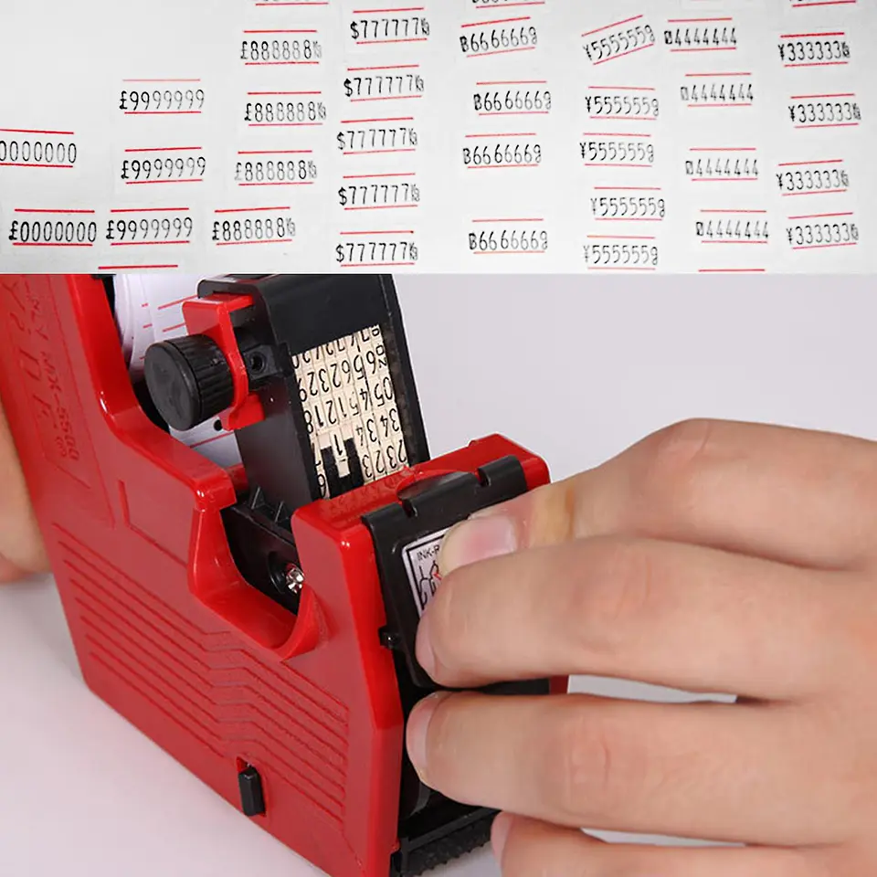 Pistola Etiquetadora De Precios o Código MX5500 8 Dígitos 7