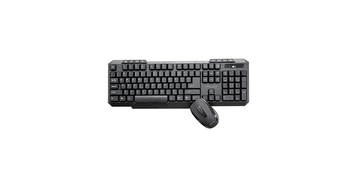 Kit Combo Teclado y Mouse Inalámbrico Philco K5204 Por Mayor