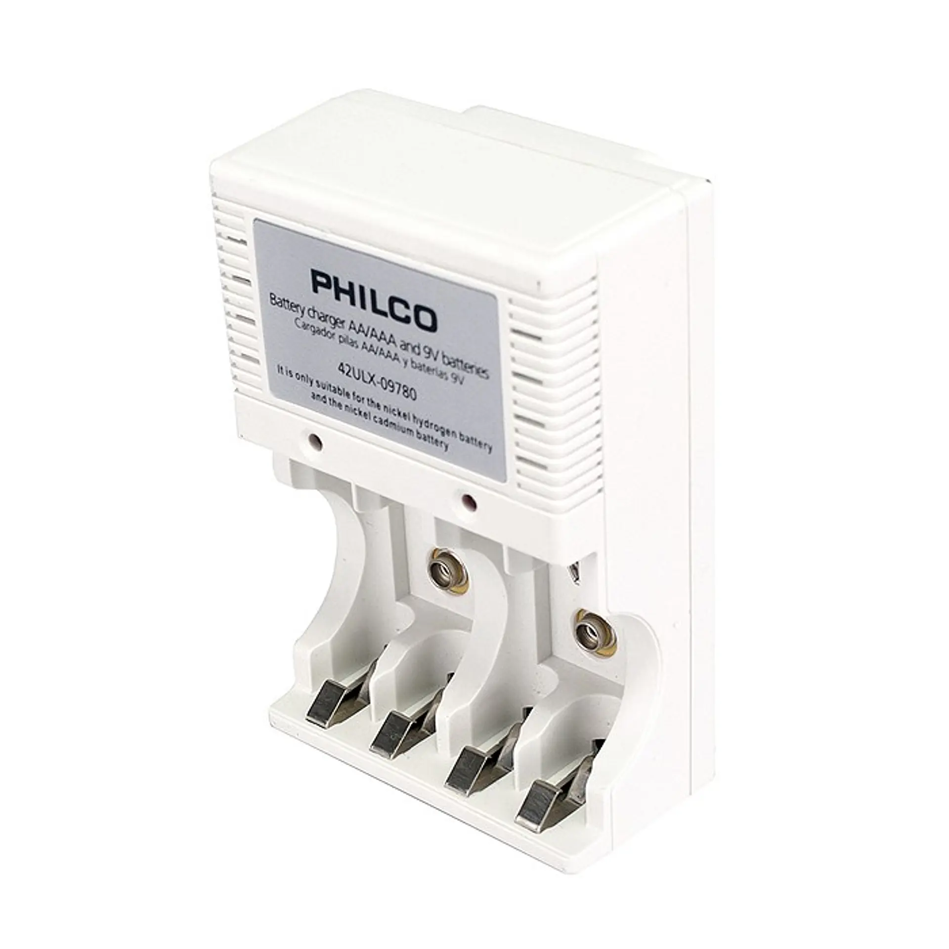 Cargador Pilas Philco 4 Aa/Aaa 9 Volts 2