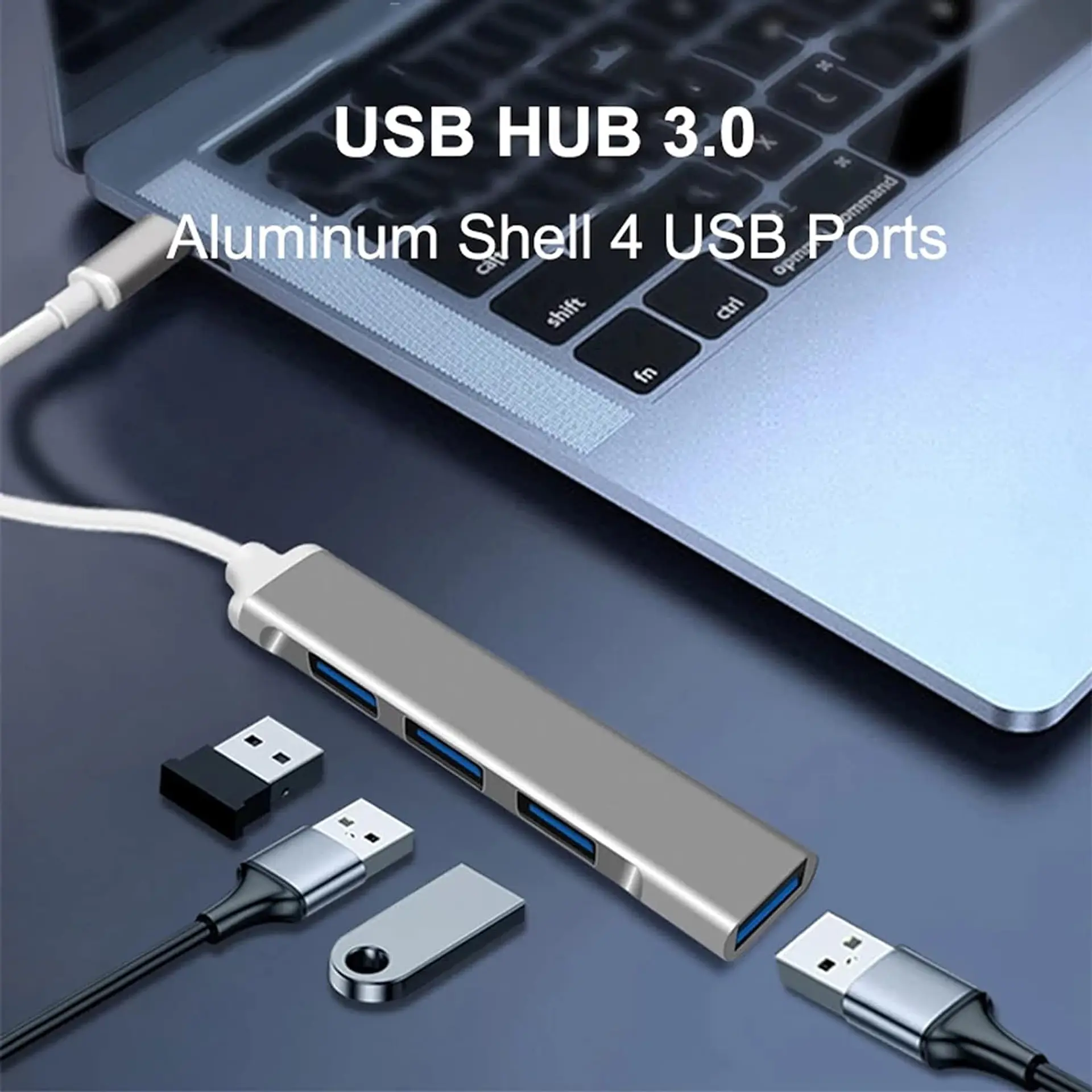 Hub Usb 3.0 Tipo C Modelo C809 4 Puertos 3