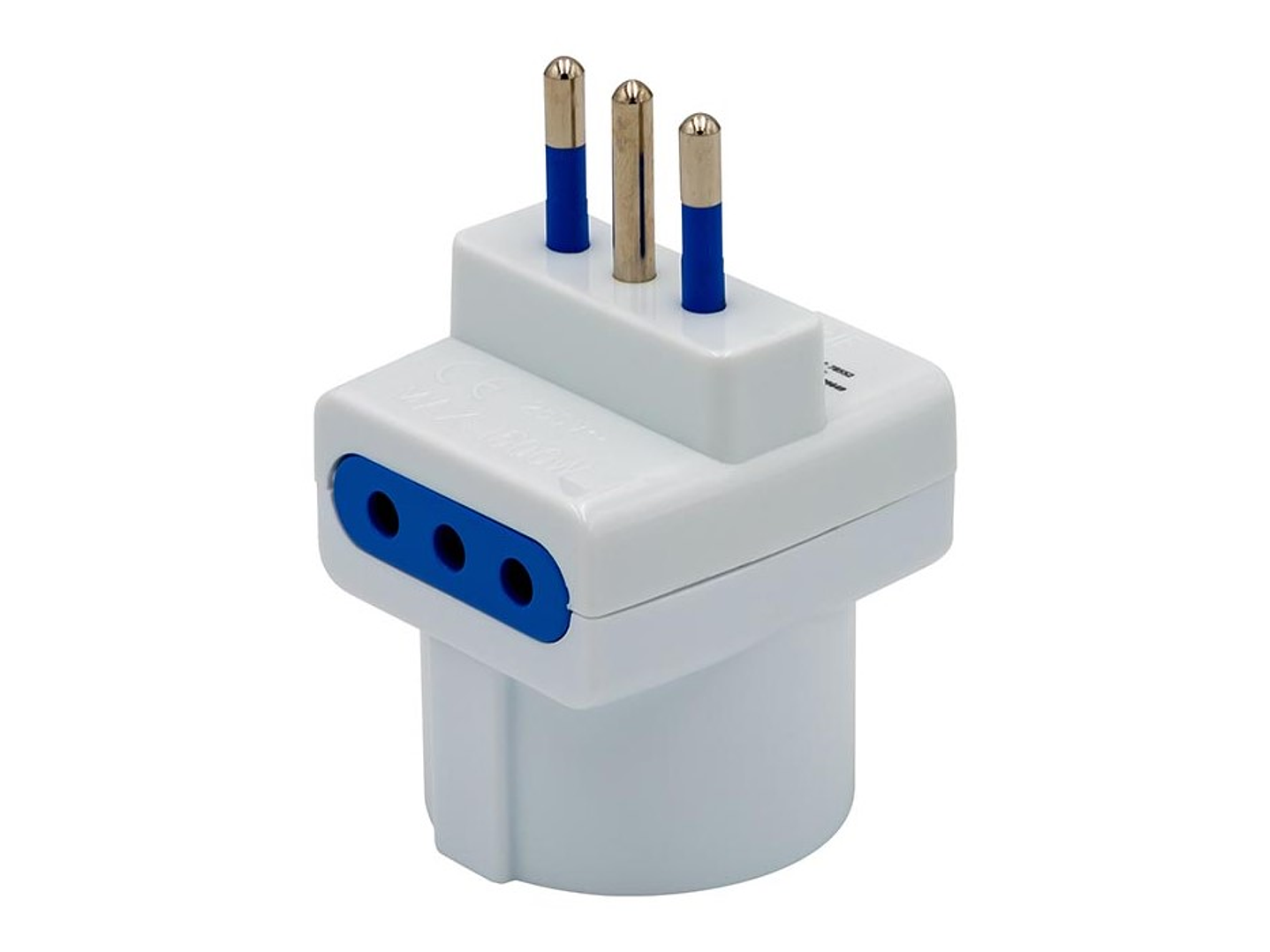 Enchufe Adaptador Schuko Triple Philco 1