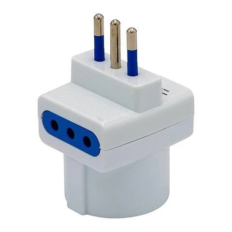 Enchufe Adaptador Schuko Triple Philco