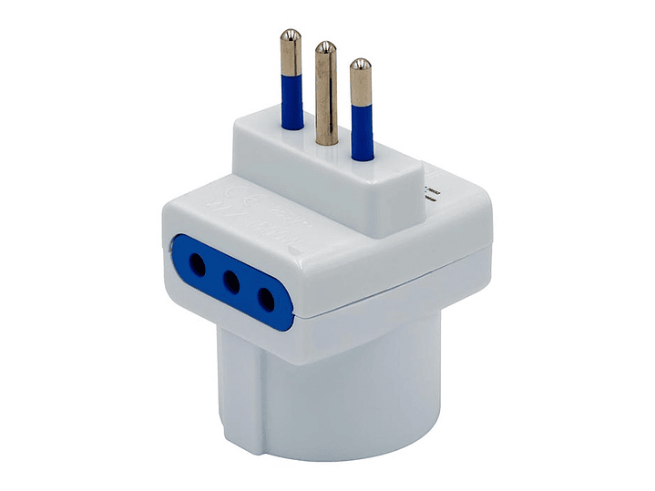 Enchufe Adaptador Schuko Triple Philco 1