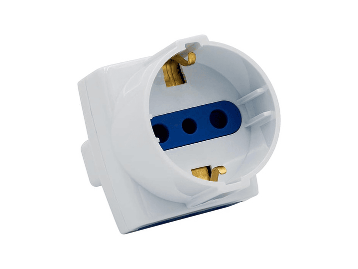 Enchufe Adaptador Schuko Triple Philco 3