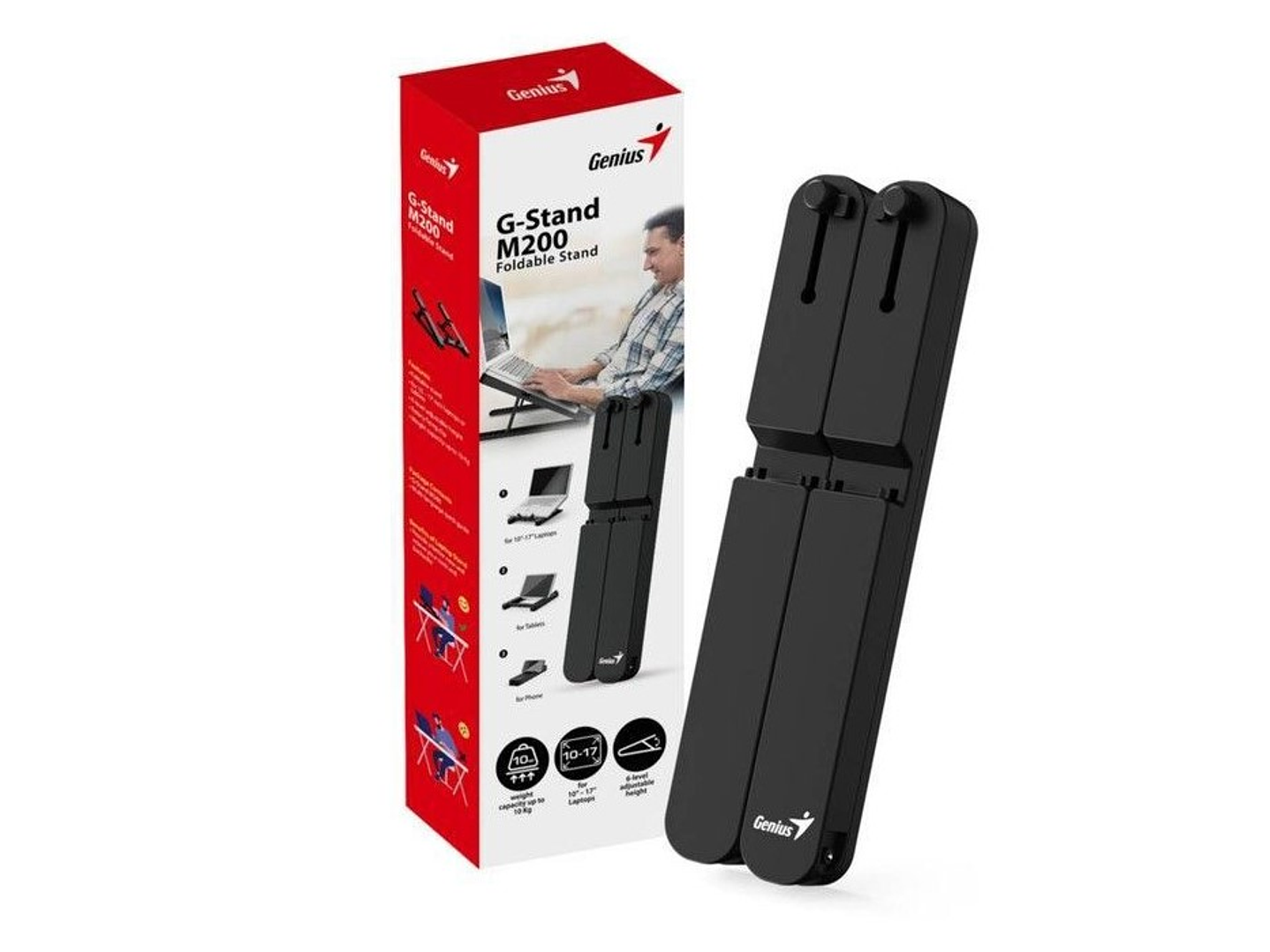 Base Para Notebook Tablet Genius G-stand M200 6 Niveles 2